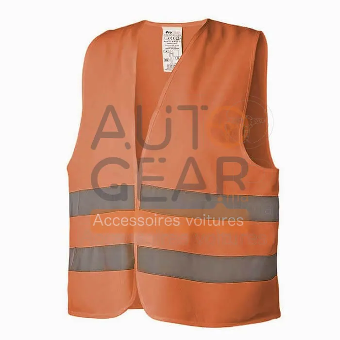Gilet de Sécurité Orange Haute Visibilité