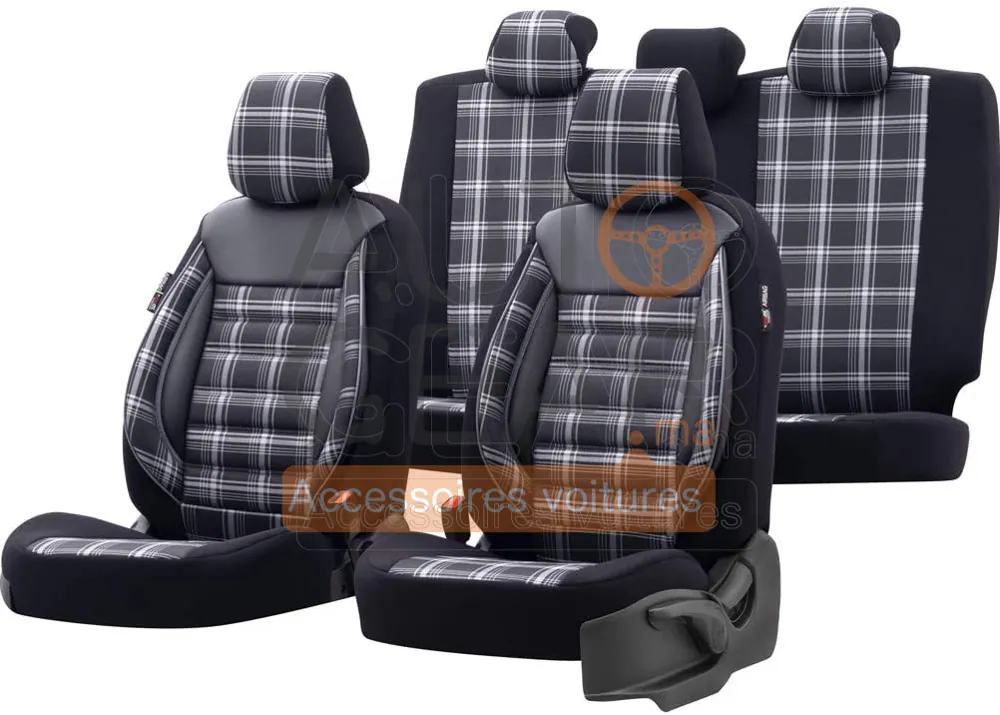 Ensemble de Housses de Siège en Tissu Universel