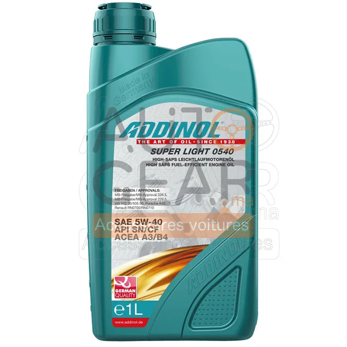 Huile Moteur ADDINOL Super Light 5W-40 1L