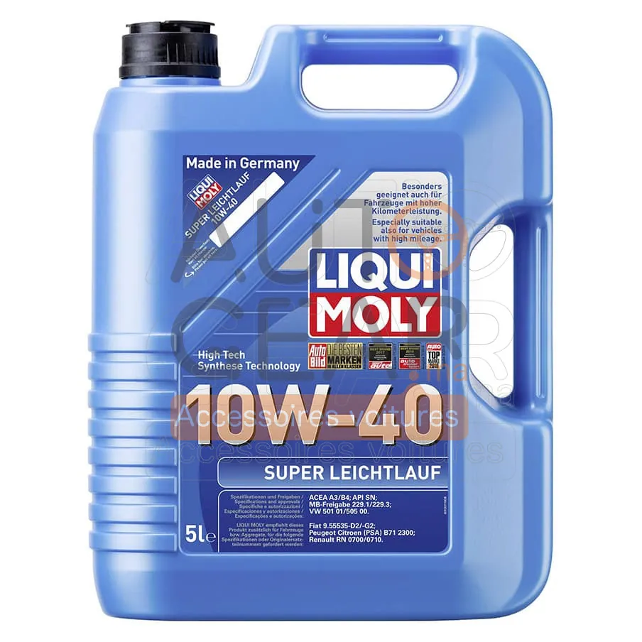 Huile Moteur Liqui Moly Super Leichtlauf 10W-40 5L