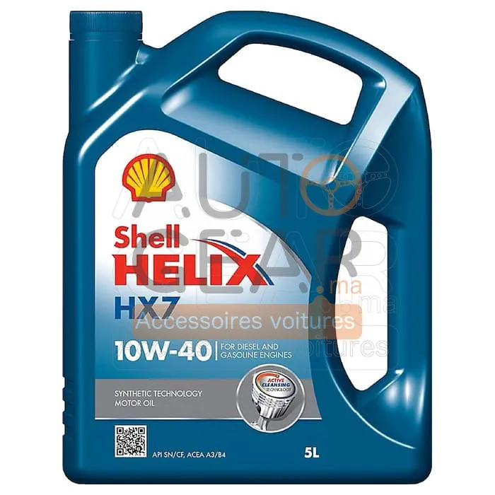 Huile Moteur Shell Helix HX7 10W-40 5L