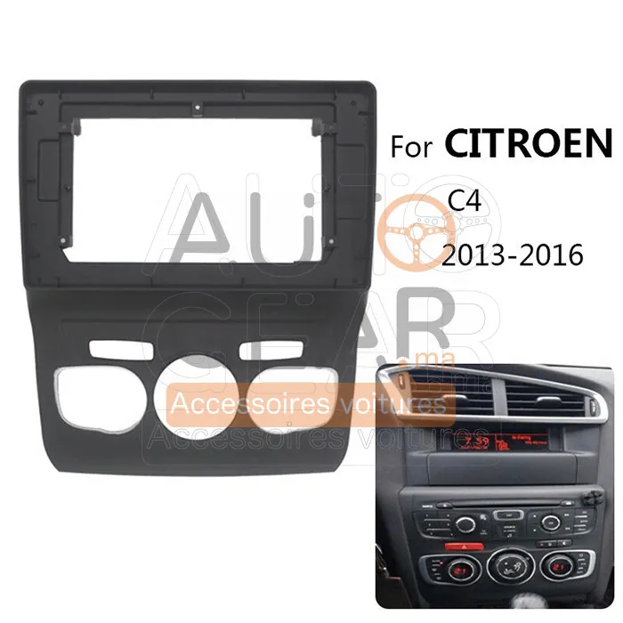 Kit de Cadre d'Autoradio 2 DIN pour Citroën C4, C4L (2010-2016)