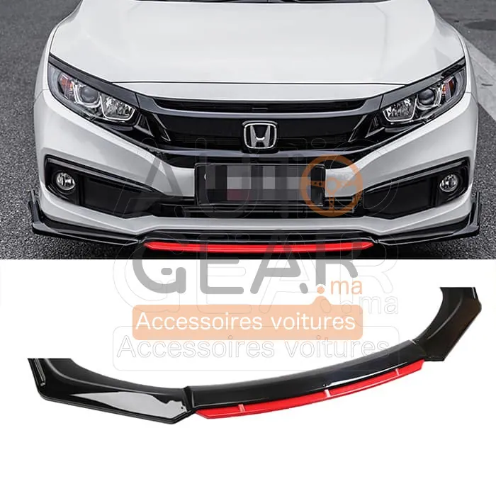 Kit Tuning Spoiler de Pare-Choc Universel (4 Pièces)