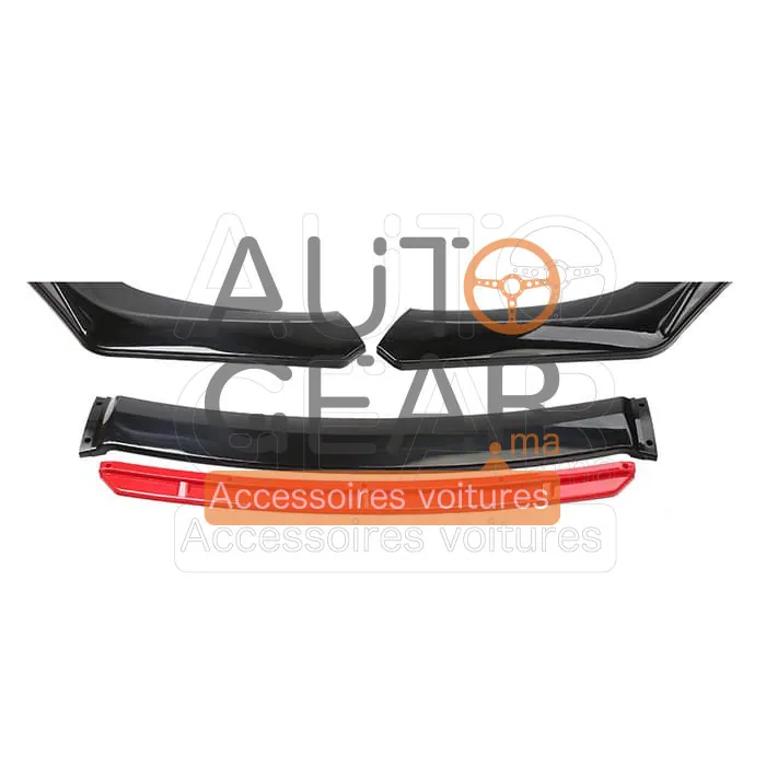 Kit Tuning Spoiler de Pare-Choc Universel (4 Pièces) vue 4