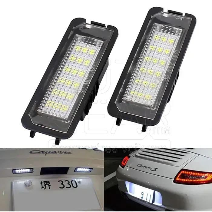 LED de Plaque d'Immatriculation Porsche Carrera GT