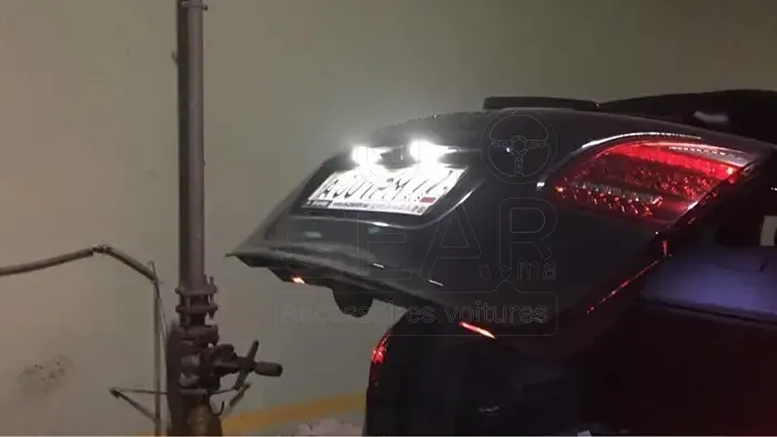 LED de Plaque d'Immatriculation Porsche Carrera GT vue 2