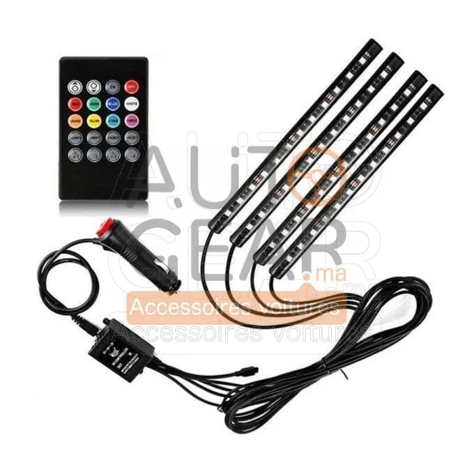 Bande LED Musicale Décorative Flexible pour Voiture vue 4