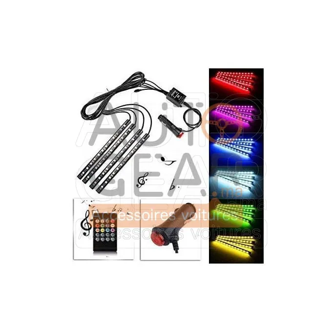 Bande LED Musicale Décorative Flexible pour Voiture vue 3