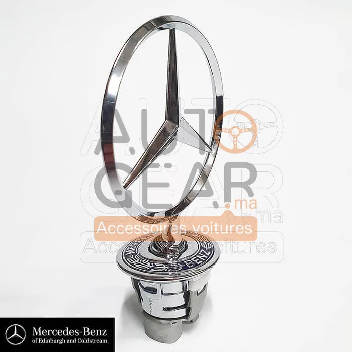 Étoile de Capot Chromée Mercedes-Benz (Modèles 1993-2009)