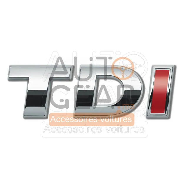 Logo de Coffre TDI Volkswagen vue 2