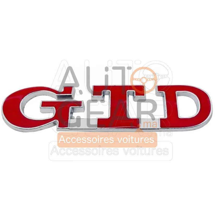 Logo de Coffre Volkswagen GTD vue 3