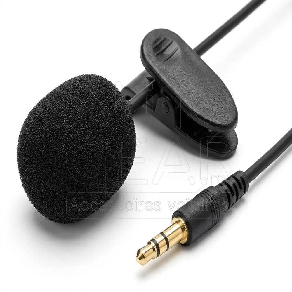 Microphone Cravate Clip-On 3.5mm vue 3