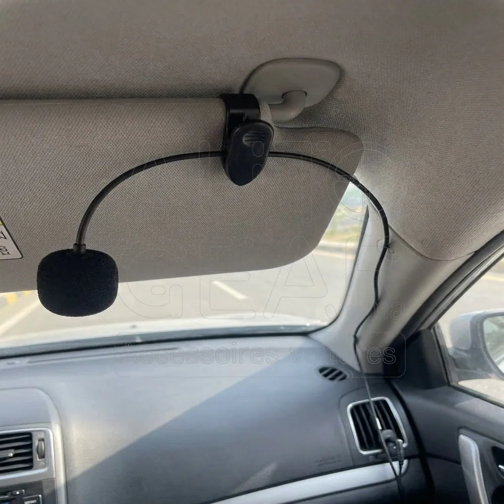 Microphone Cravate Clip-On 3.5mm vue 2