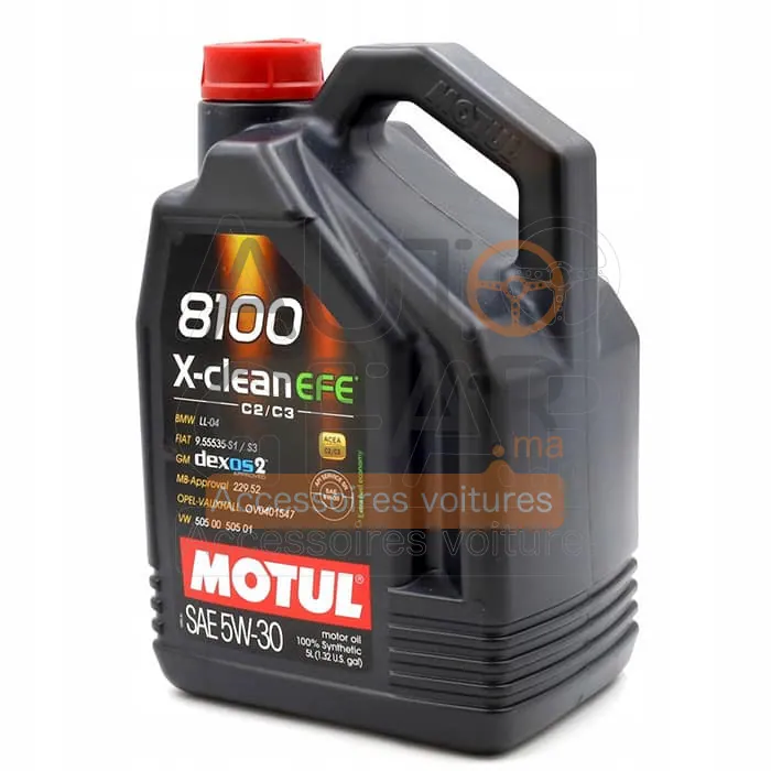 Huile Moteur Motul 8100 X-Clean EFE 5W-30 Dexos2 5L vue 2