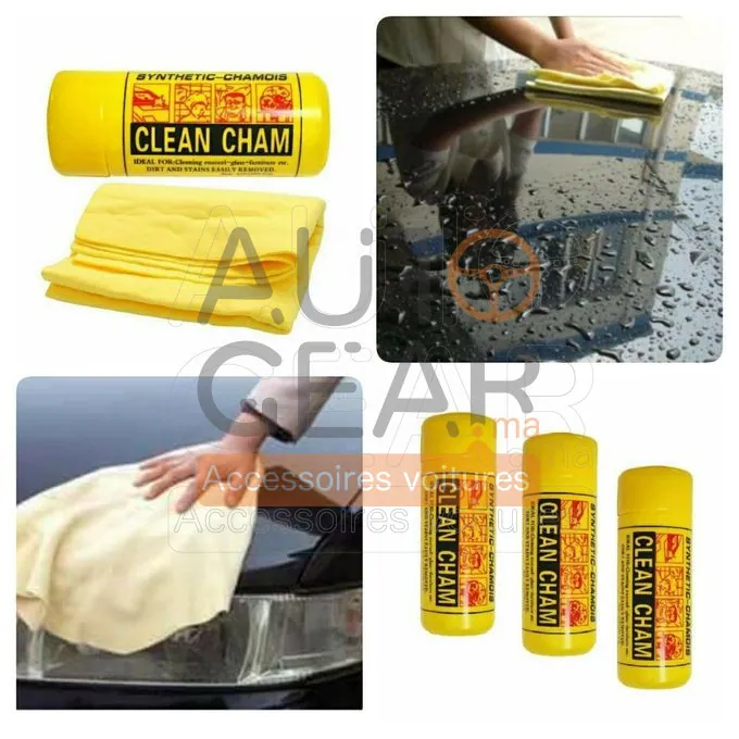 Peau de Chamois de Nettoyage pour Voiture