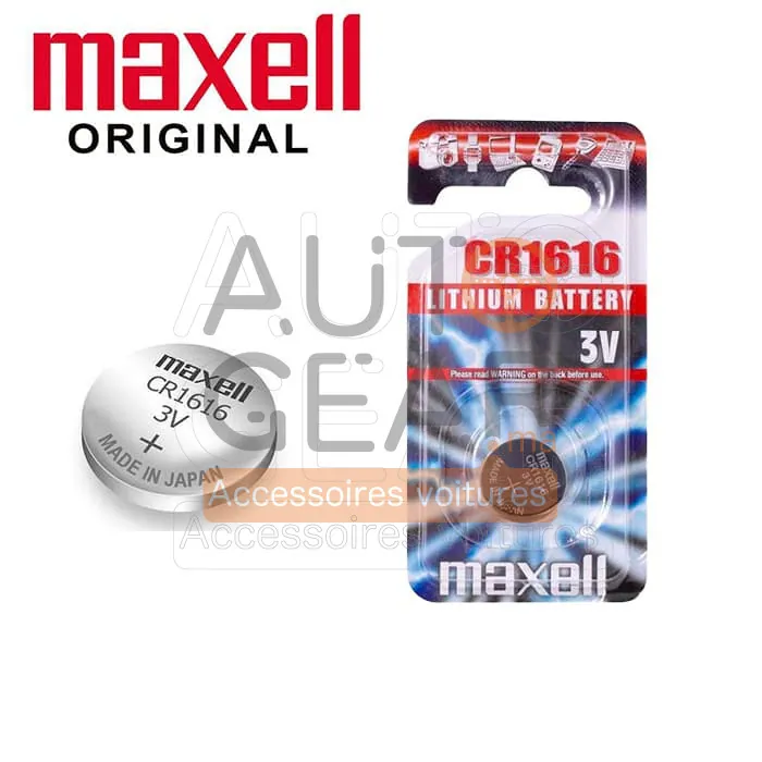 Pile Bouton Lithium Maxell CR1616 3V