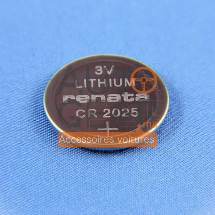 Pile Bouton Lithium Renata CR2025 / DL2025 3V vue 3