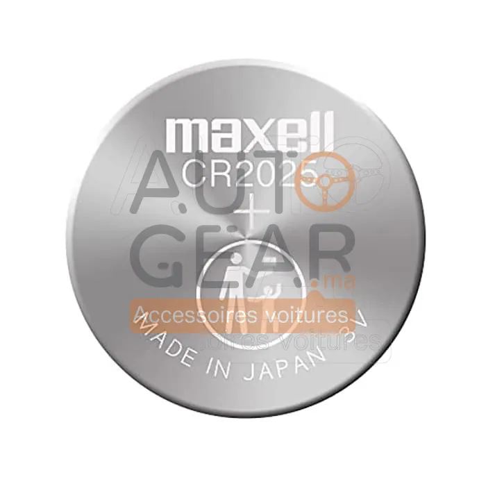 Pile Bouton Lithium Maxell CR2025 / DL2025 3V vue 3