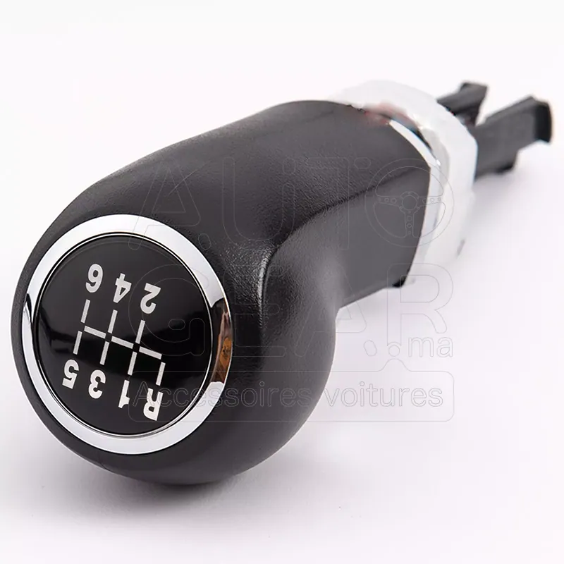 Pommeau de Levier de Vitesse Opel Astra H Corsa D Chrome Noir vue 4