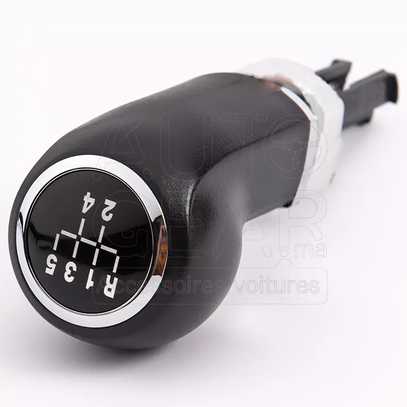 Pommeau de Levier de Vitesse Opel Astra H Corsa D Chrome Noir vue 2