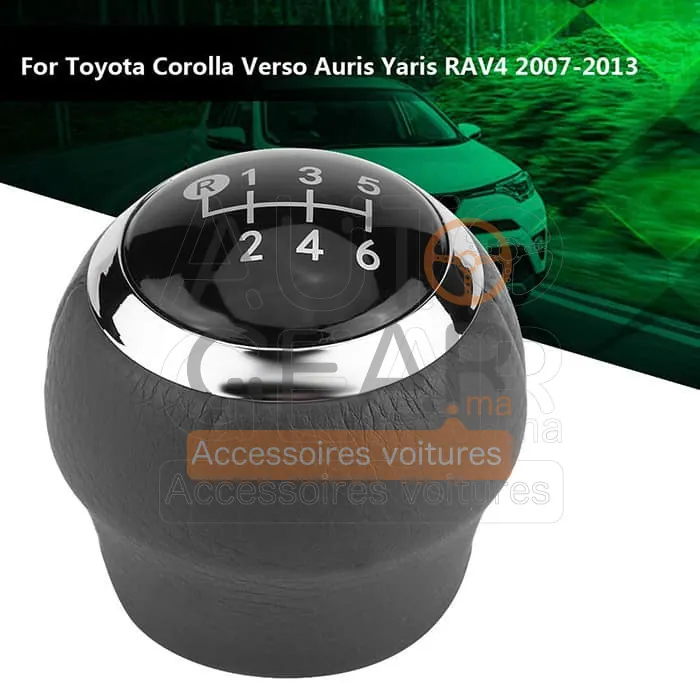 Pommeau Levier de Vitesse Toyota Corolla, Verso, Auris, Yaris, RAV4 vue 2