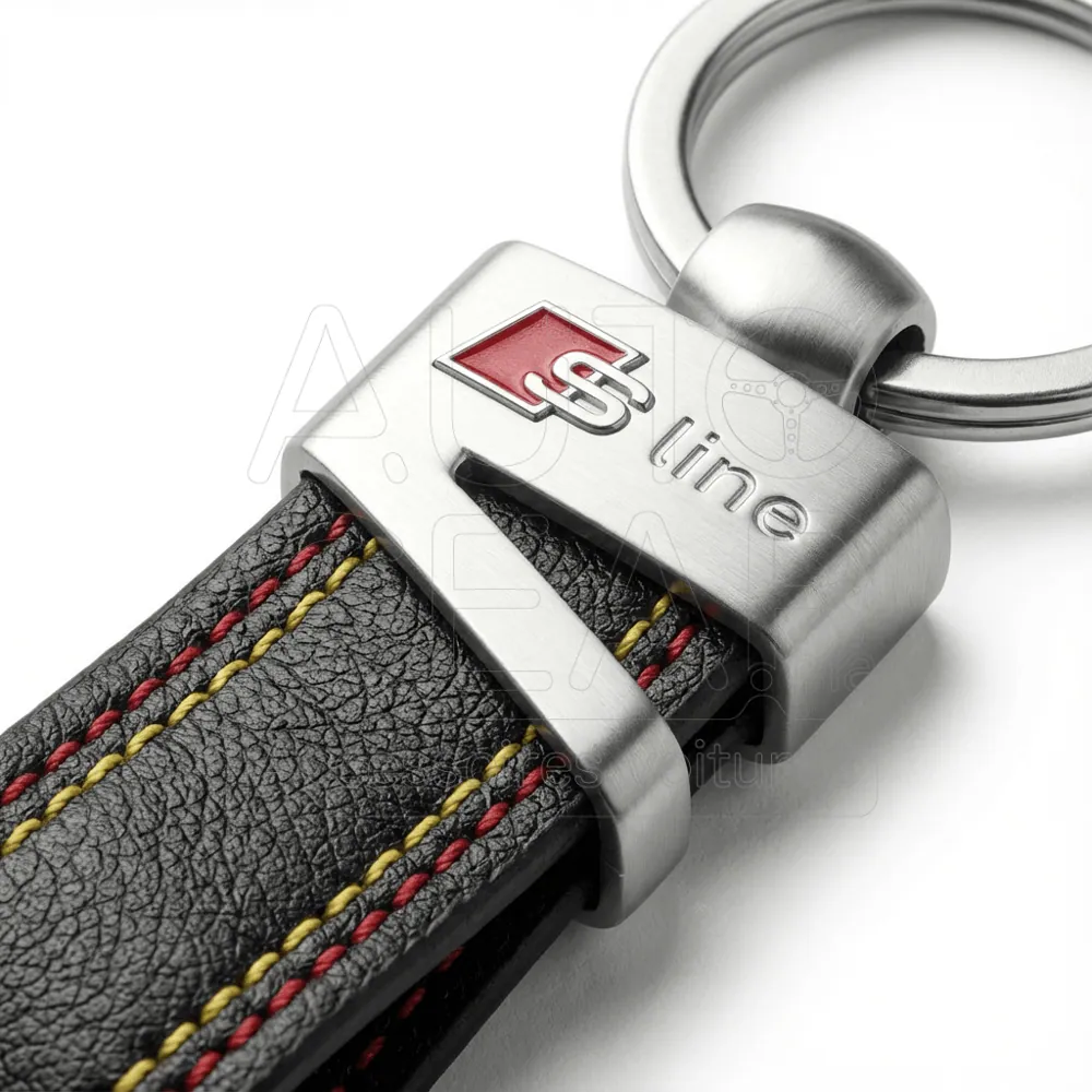 Porte-Clé Audi S-Line en Cuir vue 2