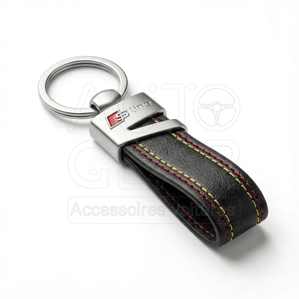 Porte-Clé Audi S-Line en Cuir