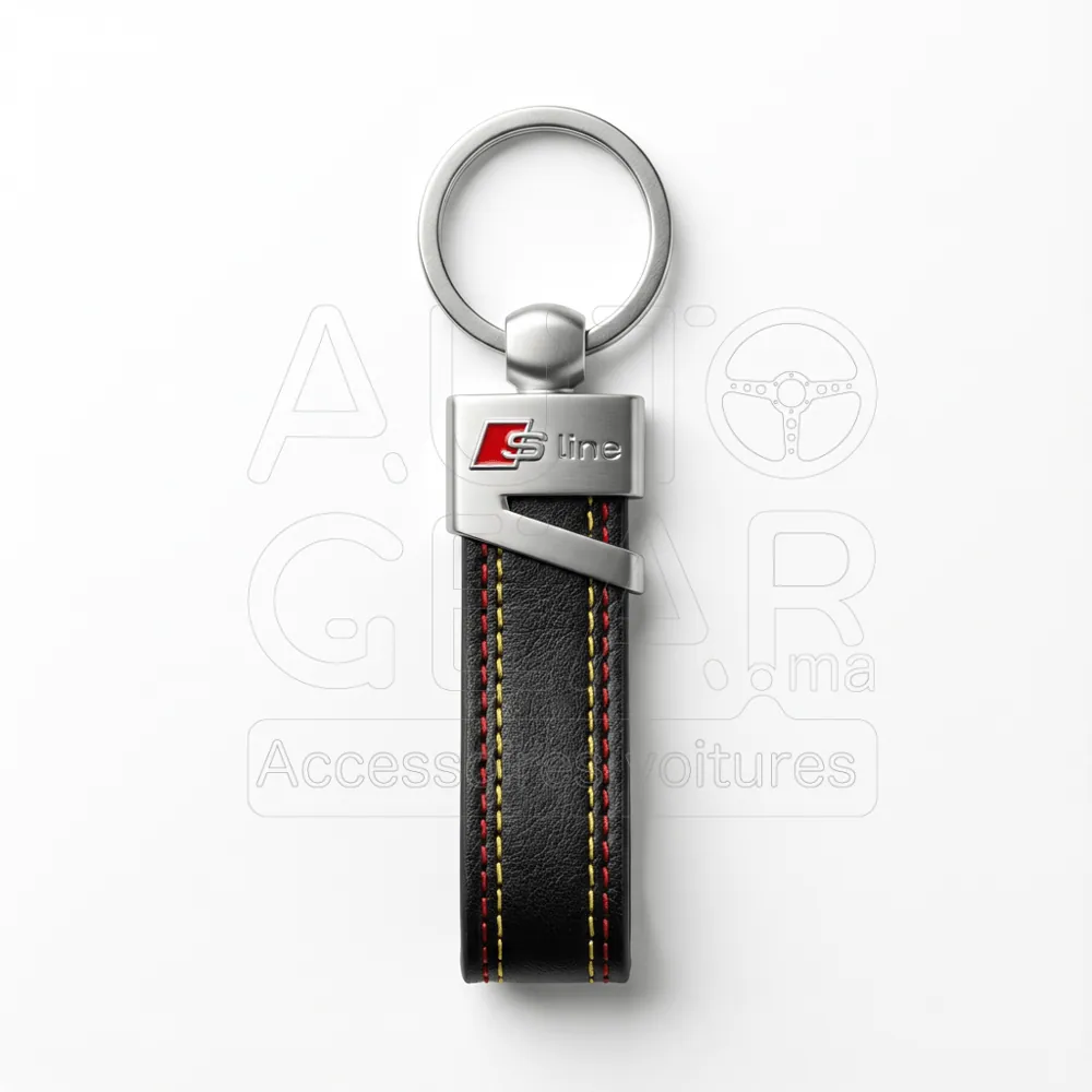 Porte-Clé Audi S-Line en Cuir vue 3