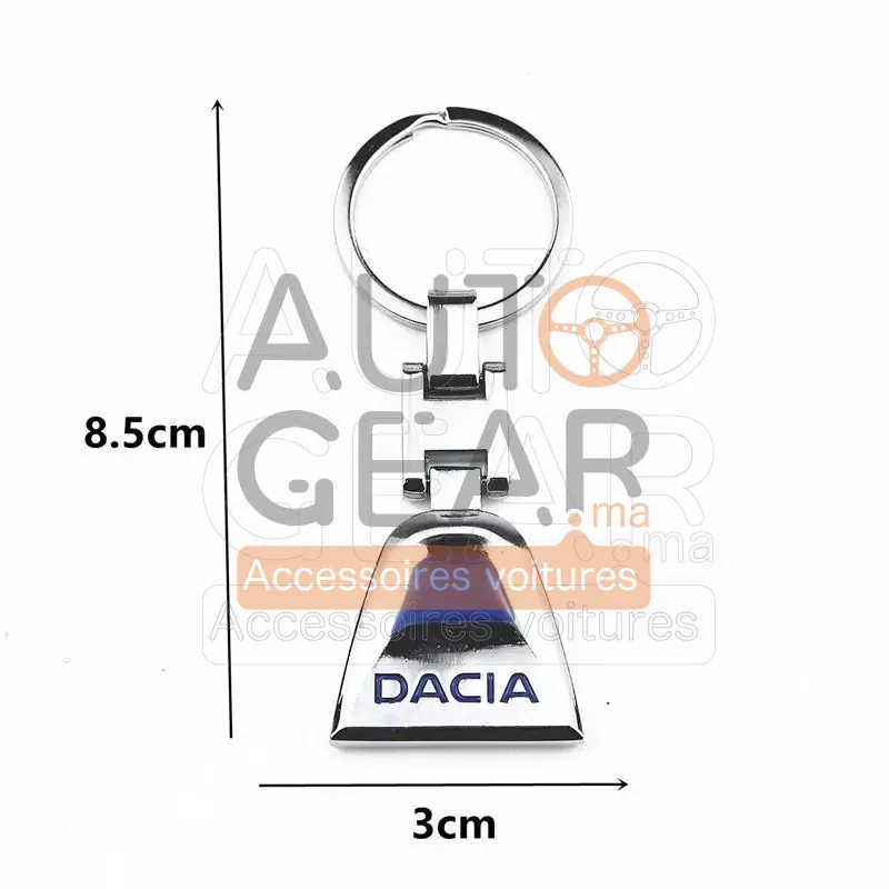 Porte-clés Logo Dacia vue 4