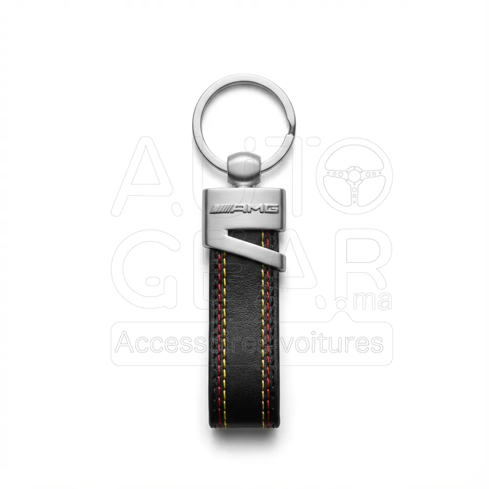 Porte-Clé Mercedes-Benz AMG en Cuir vue 3