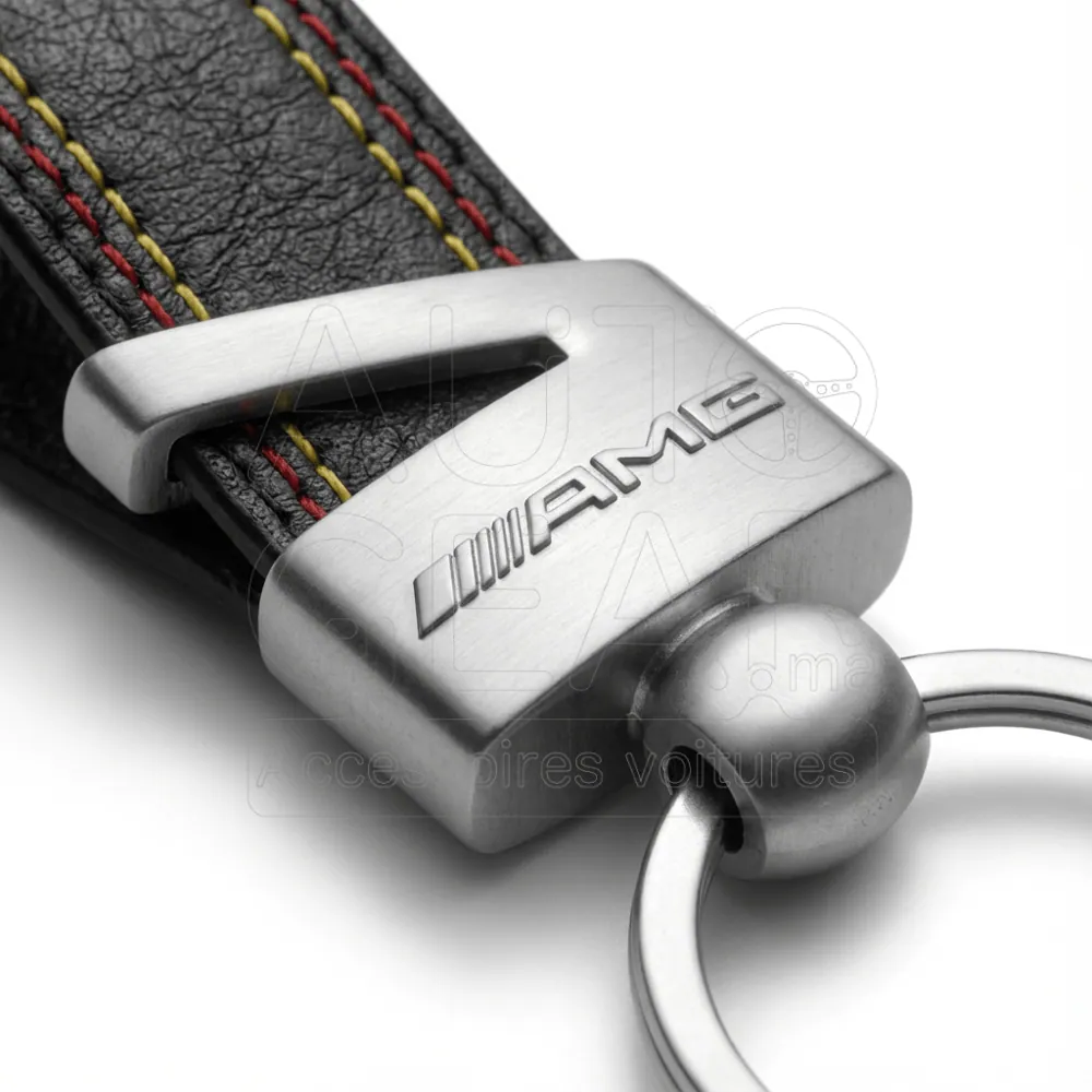 Porte-Clé Mercedes-Benz AMG en Cuir vue 2