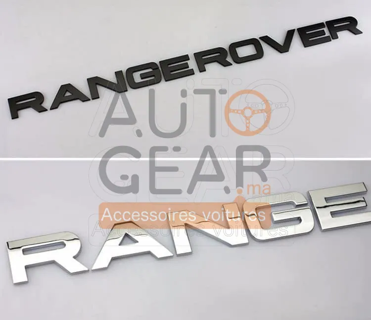 Range Rover Logo Emblème de Lettres Avant ou Arrière vue 4