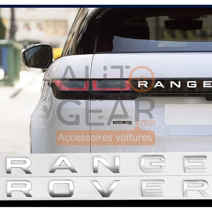 Range Rover Logo Emblème de Lettres Avant ou Arrière