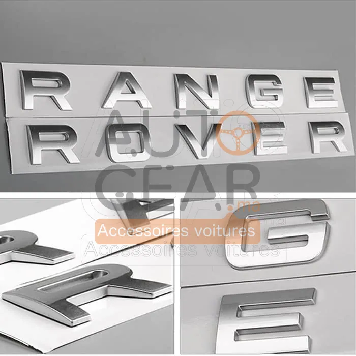 Range Rover Logo Emblème de Lettres Avant ou Arrière vue 2