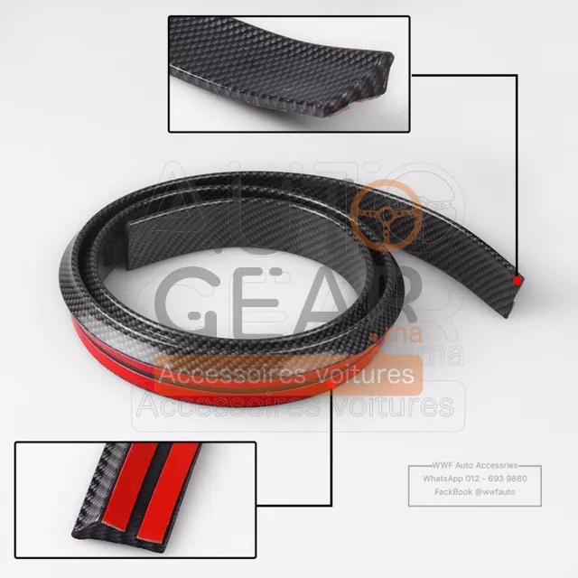 Bande en Fibre de Carbone Samurai pour Coffre et Pare-chocs vue 3