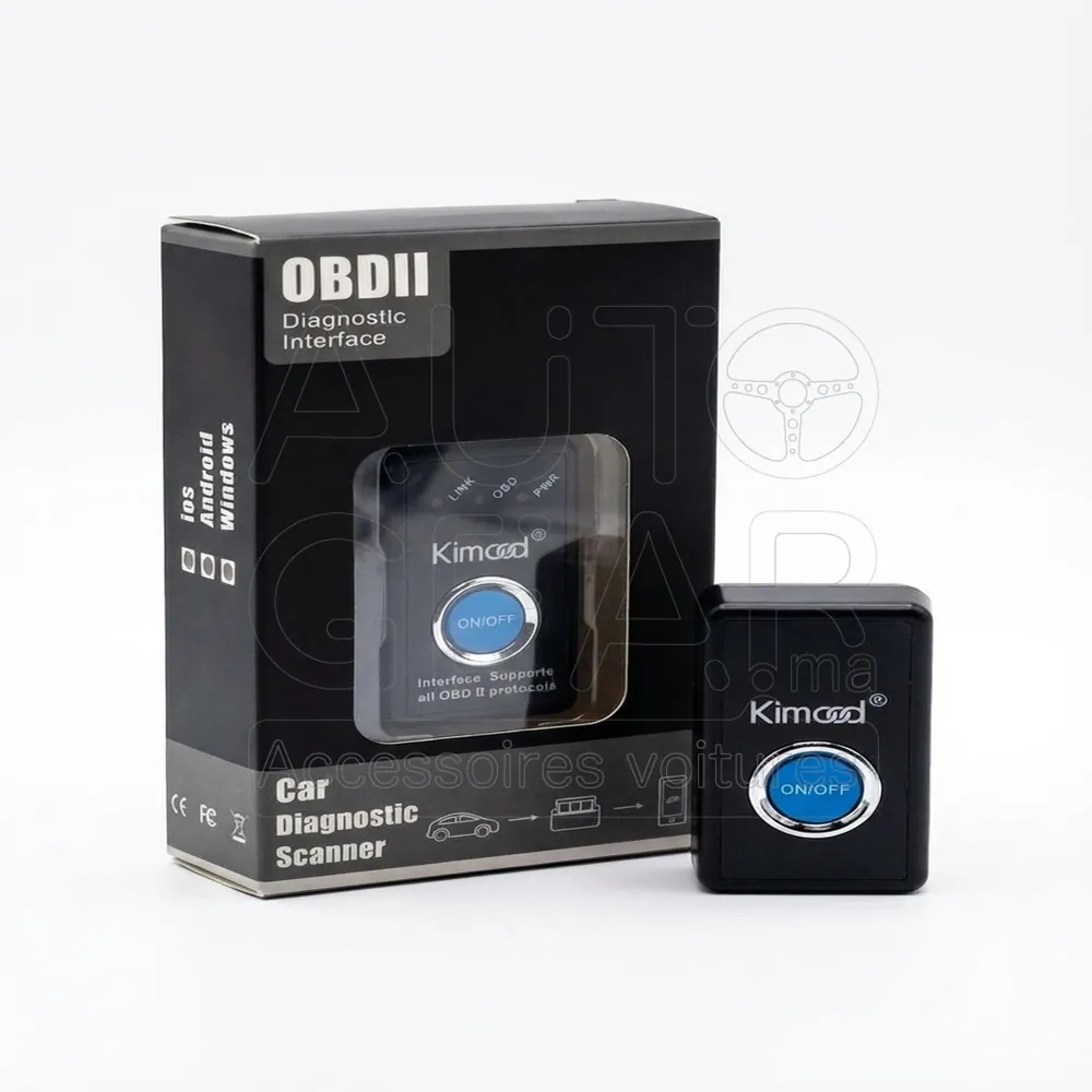 Scanner Diagnostic OBD2 Bluetooth Kimood Multi-plateforme