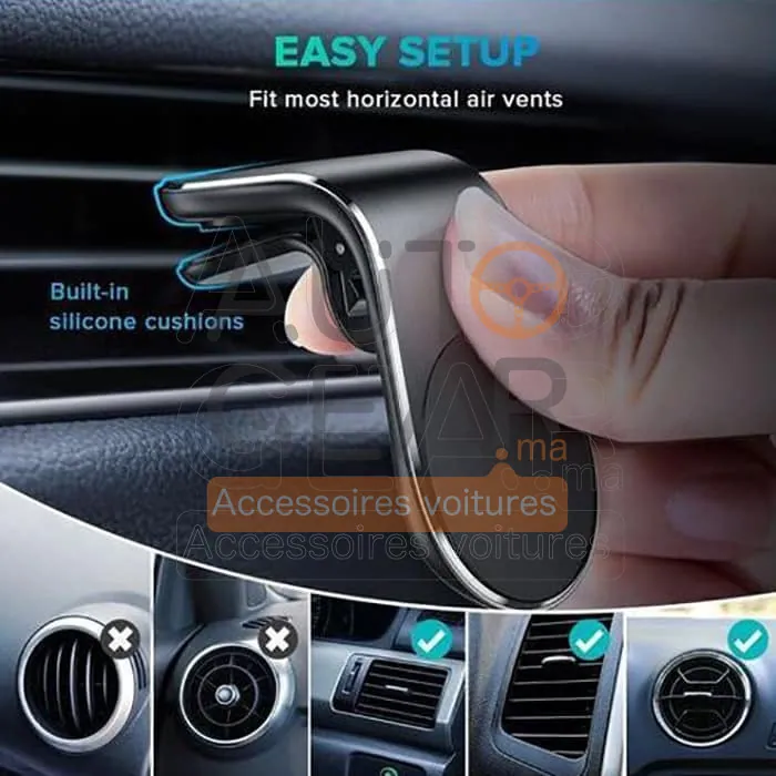 Support Magnétique pour Téléphone de Voiture