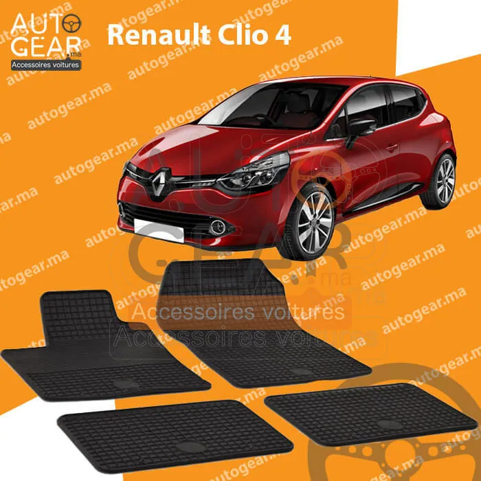 Tapis de Sol sur Mesure en Caoutchouc Renault Clio 4