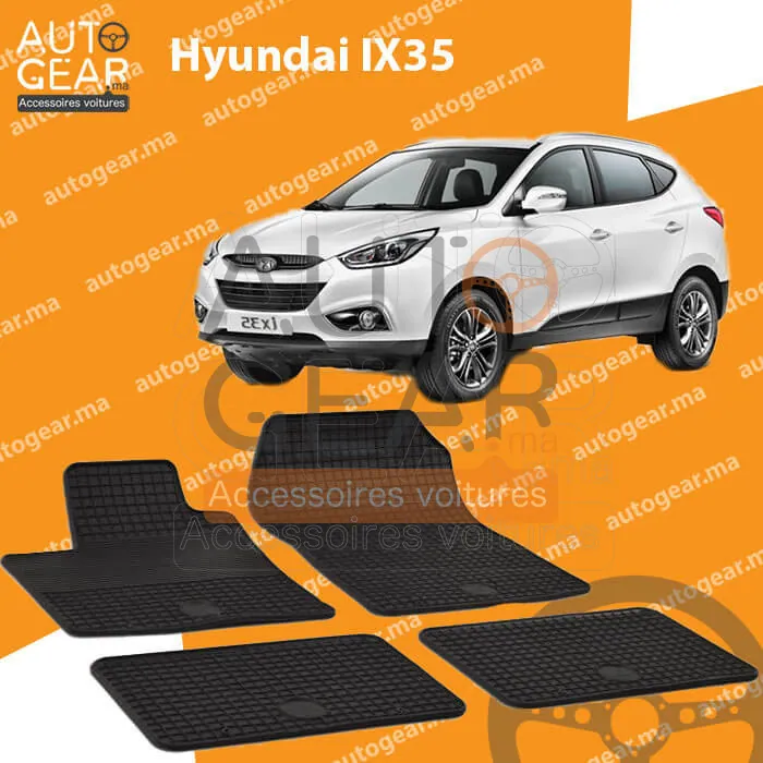 Tapis de Sol sur Mesure en Caoutchouc Hyundai ix35