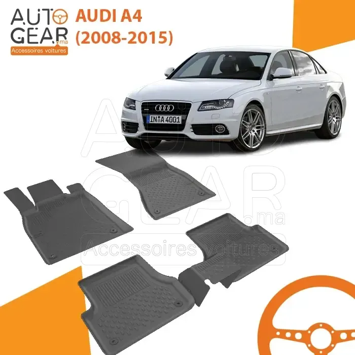 Tapis de Voiture 4D Sahler pour Audi A4 (2008-2015)