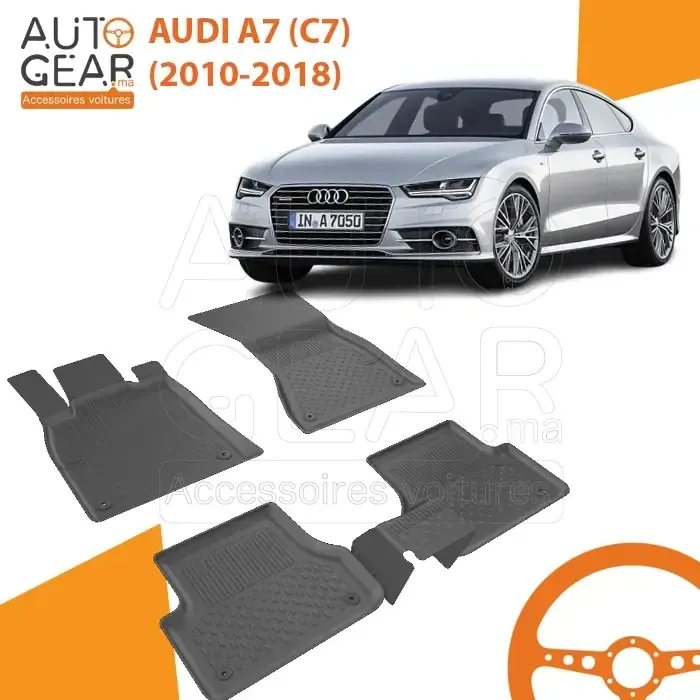 Tapis de Voiture 4D Sahler pour Audi A7 (2010-2018)