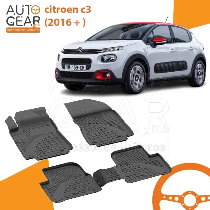 Tapis de Voiture 4D Sahler pour Citroën C3 (2016+)