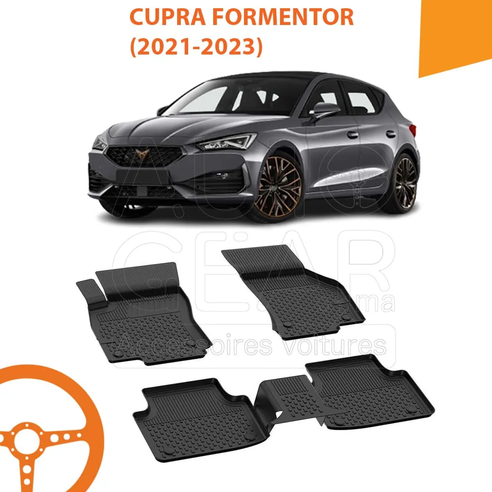Tapis de Voiture 4D Sahler pour Cupra Formentor (2021-2023)