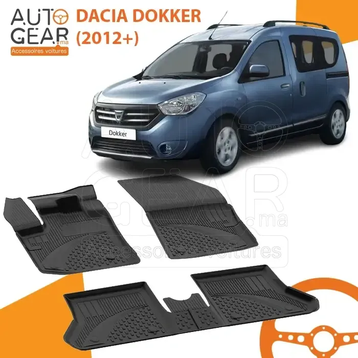 Tapis de Voiture 4D Sahler pour Dacia Dokker (2012+)