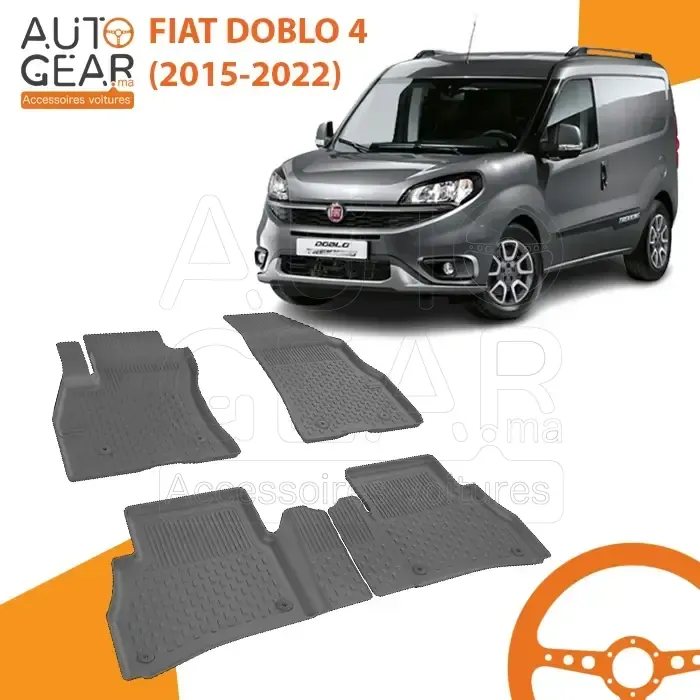 Tapis de Voiture 4D Sahler pour Fiat Doblo (2015-2022)