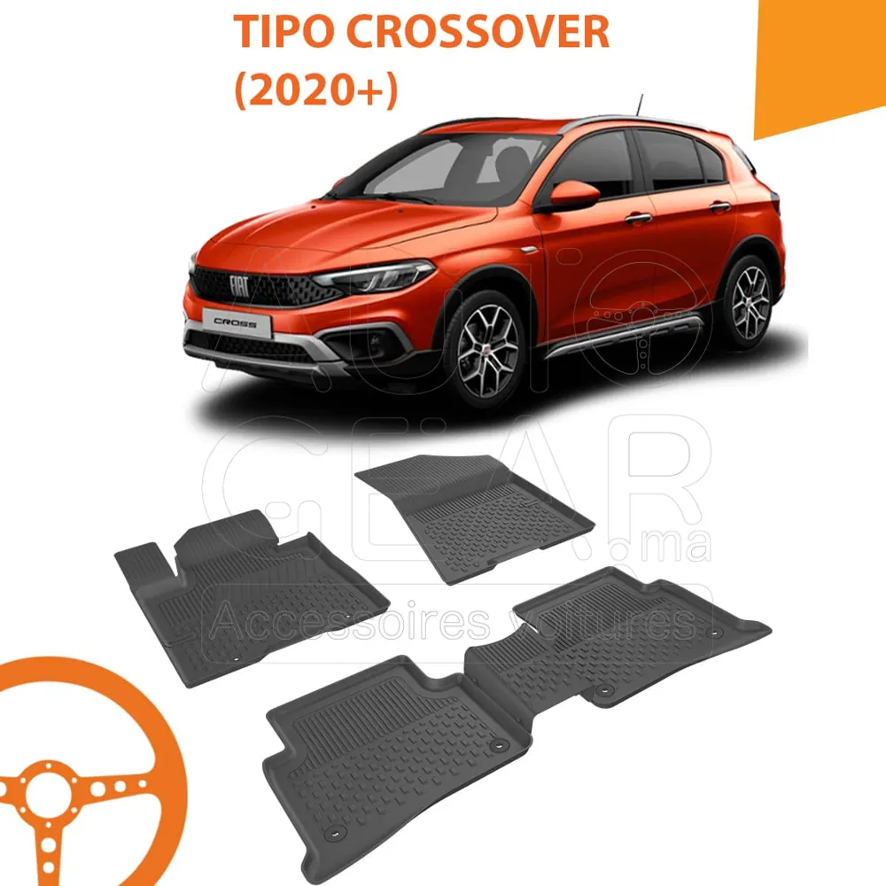Tapis de Voiture 4D Sahler pour Fiat Tipo Crossover (2020+)