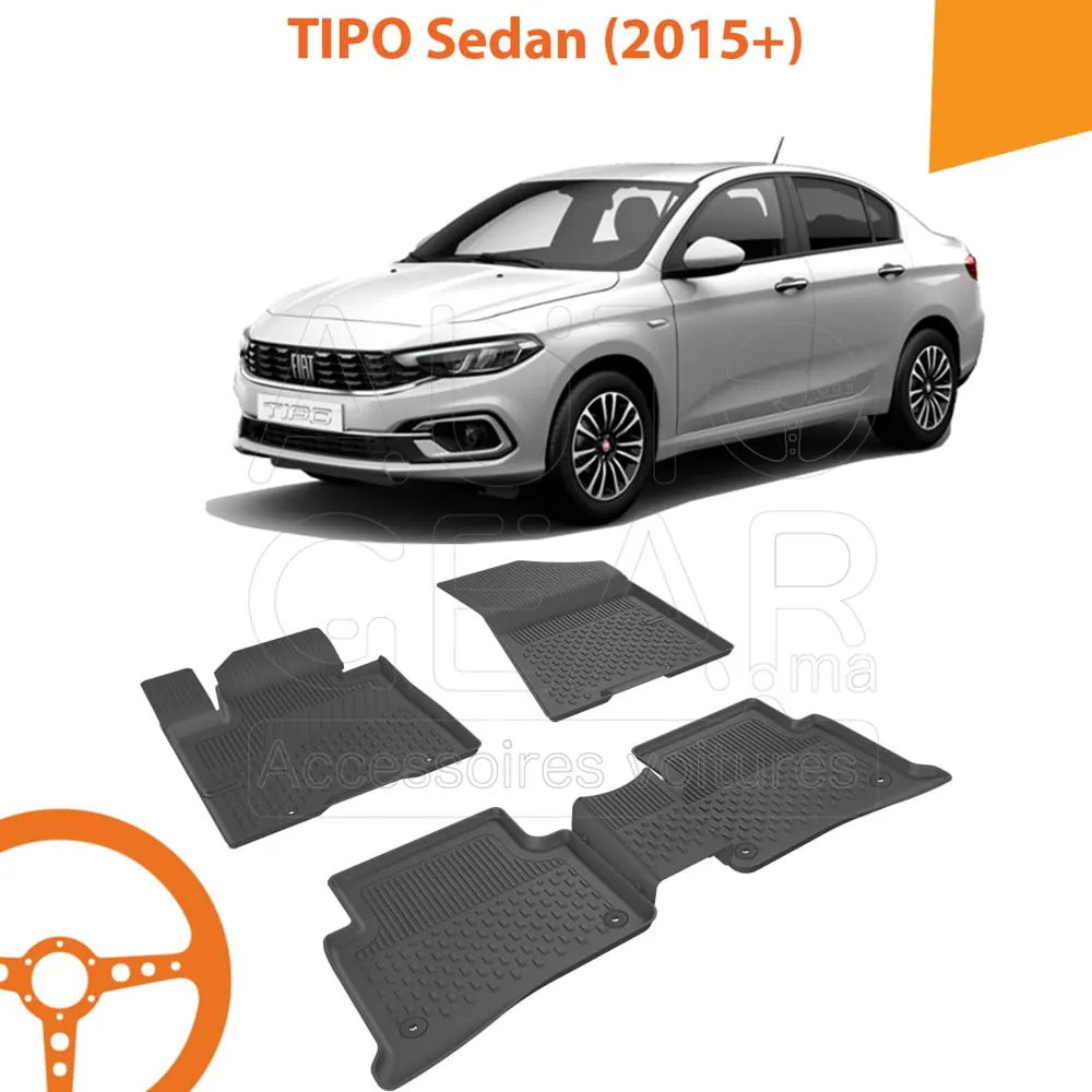 Tapis de Voiture 4D Sahler pour Fiat Tipo Sedan (2015+)