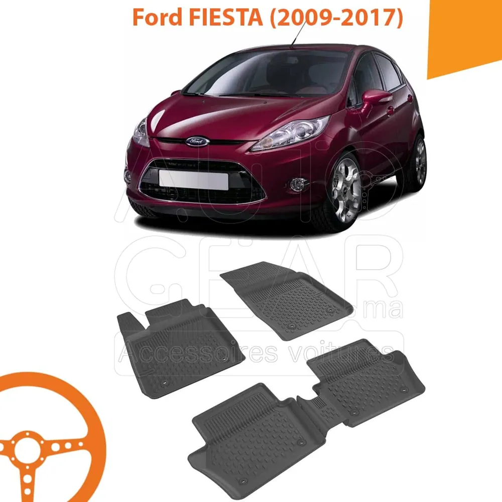 Tapis de Voiture 4D Sahler pour Ford Fiesta (2009-2017)