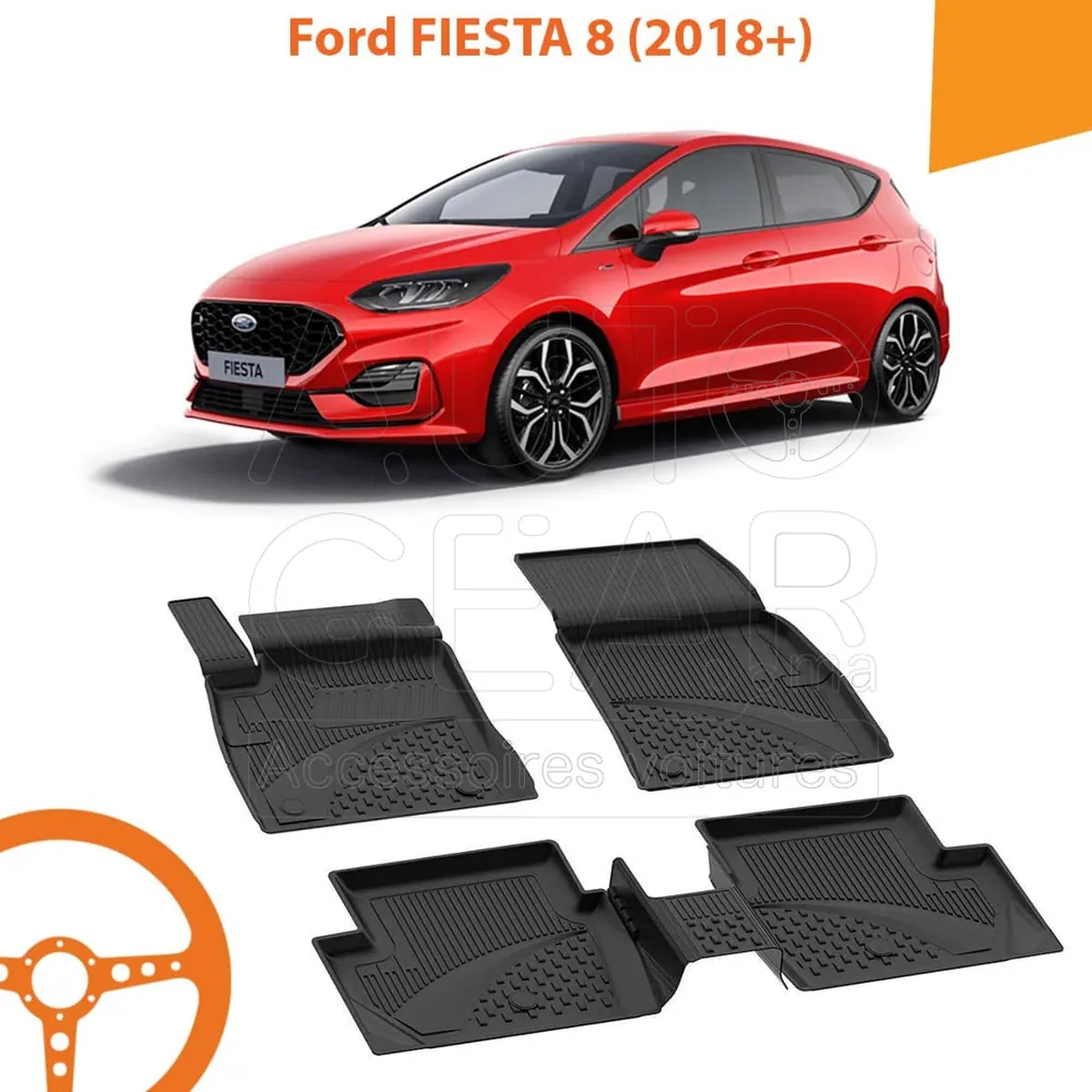 Tapis de Voiture 4D Sahler pour Ford Fiesta 8 (2018+)