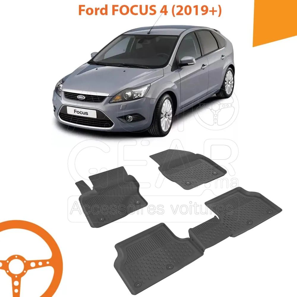 Tapis de Voiture 4D Sahler pour Ford Focus 2 (2005-2010)